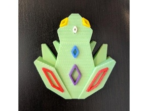 nénuphars grenouille 3d print model - Mito3D