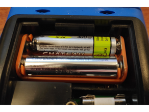 aaa bateria suporte x2 3d print model - Mito3D