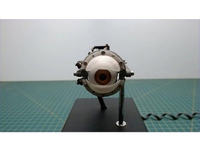 human sized animatronic olho animatrônica arduino nano zangão oficina hendrikx robô robótica 3d print model - Mito3D