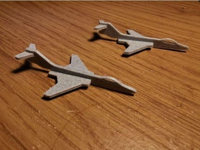 f-101 voodoo kit card aircraft aviation f101 model sprue usaf war 3d print model - Mito3D