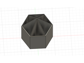 Hexagon Bleistift Box 3d print model - Mito3D