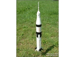 timonel Saturno 1b motor montar modificación cohete estes clima 3d print model - Mito3D
