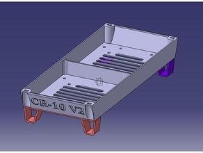 ventilation boitier cr-10 creality ender 3 3d print model - Mito3D