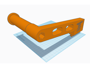 jonrones tarántula Pro izquierda carrete soporte trantula tevo 3d print model - Mito3D