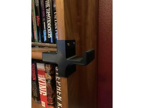 bookshelf satchel hook 3d print model - Mito3D