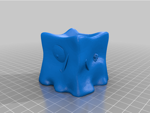 gelatinoso cubo cavo dd dungeon draghi miniatura 3d print model - Mito3D