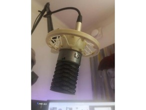 shock mount aston origin microphone 3d print model - Mito3D