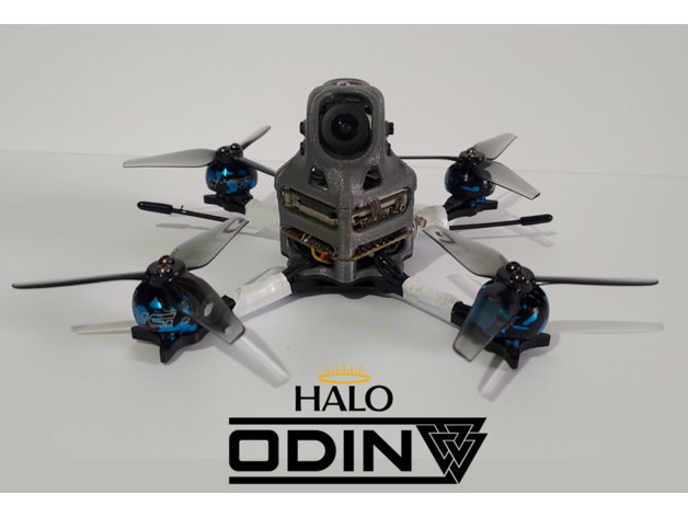 balık musluğu v3 gölgelik halor Odin mikro kürdan dji caddx manzara binmek 3D print model - Mito3D