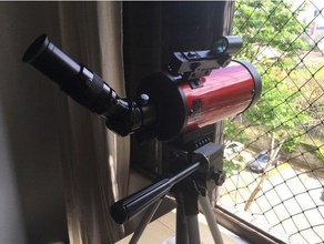 teleskop tripod dişliler kamera eq1 binmek velbon cx200 3d print model - Mito3D