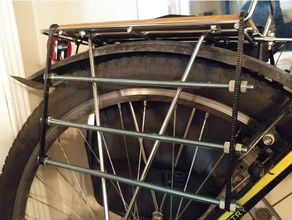 bicicleta saddlebad cesta apoyo montar herramientas posterior estante alforja sillín bolso 3d print model - Mito3D