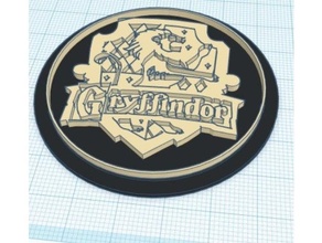 potier collection modulaire logo insérer Gryffondor harry Poufsouffle Serdaigle Serpentard 3d print model - Mito3D