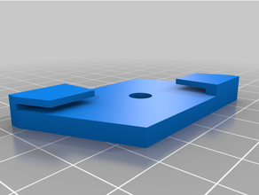 ceiling tile bar mount 3d print model - Mito3D