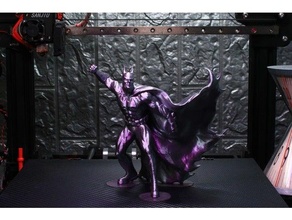 batman roof support free action figure dc comics fanart hero 3d print model - Mito3D