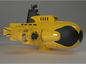 submarine toy 3d print model - Mito3D