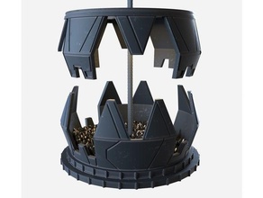 kuş besleyici Darth vader's meditasyon bölme Vader star savaşlar 3d print model - Mito3D