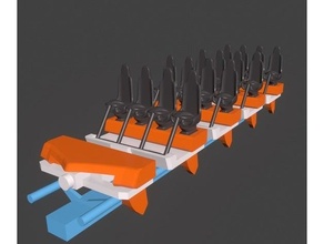 b&m rollercoaster model bm rollercoasters 3d print model - Mito3D