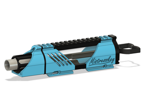 mistresskey masterkey nerf blaster gun mega mod springer 3d print model - Mito3D