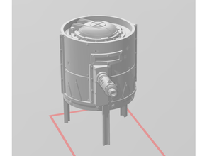ork stompa kan turret 40k miniature warhammer 3d print model - Mito3D