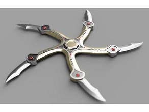 krull glaive cool fantasy sword throwing knife star weapon 3d print model - Mito3D