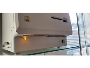 Macintosh 512k Helligkeit Steuerung Knopf Stecker Apfel 3d print model - Mito3D
