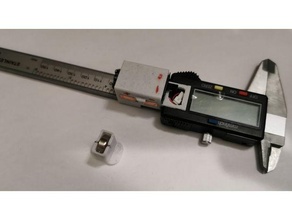 digital calibrar condensador batería soporte calibrador 3d print model - Mito3D