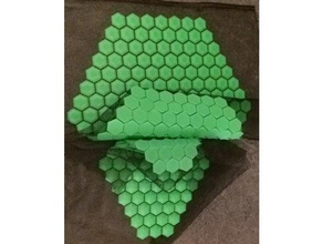 hexagon 6 eck anet a8 upgrade armor corner hexagons larp net sechseck 3d print model - Mito3D