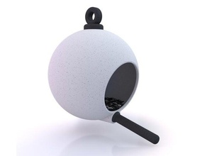 minimalistic bird feeder 3d print model - Mito3D