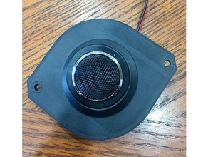 5th gen dodge caravan dash speaker mount 50mm hole 3d print model - Mito3D