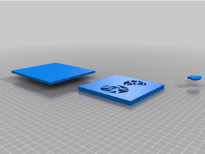lithophane gift box 3d print model - Mito3D