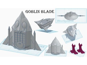 spelljammer goblin blade v2 3d print model - Mito3D