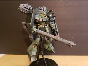 gundam engranaje doga pesado armado tipo brazos haz siglo federación pistola equipo psicópata resina rifle robot espacio universal zaku zeon 3d print model - Mito3D