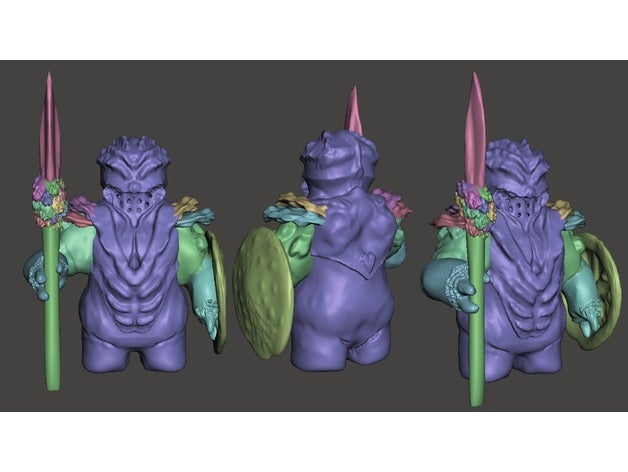 cogumelo cavaleiro 28mm 32mm jogo tabuleiro jogos dnd miniatura masmorras dragões fantasia fungos mini miniaturas monstro monstros interpretação papéis rpg tampo mesa guerra 3D print model - Mito3D