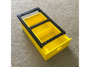 desk drawer organizer household office organization supplies small parts storage box tray underdesk 3d print model - Mito3D