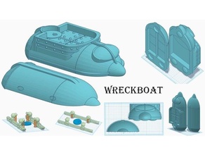 spelljammer wreckboat v2 3d print model - Mito3D
