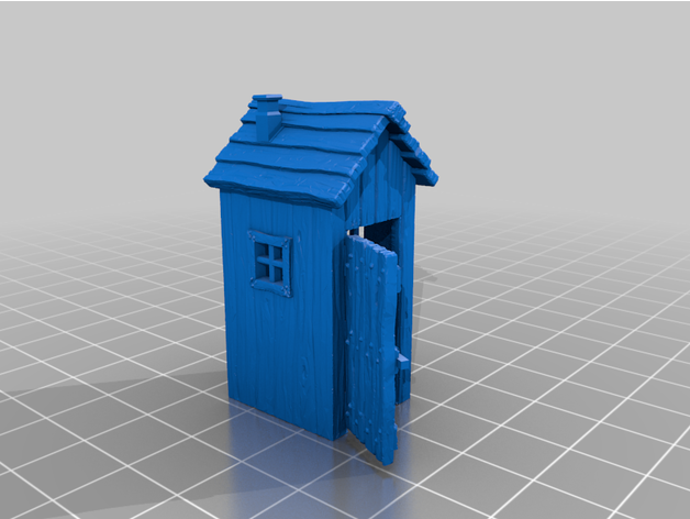 outhouse remix 3D print model - Mito3D