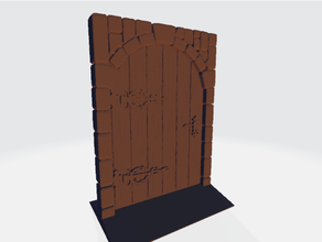 Tür Single 3d print model - Mito3D