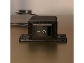 soltero balancín cambiar interruptor caja modificado apoyo 2040 extrusión montar crealidad 3d print model - Mito3D