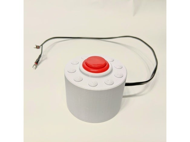 botão desgraça 3D print model - Mito3D