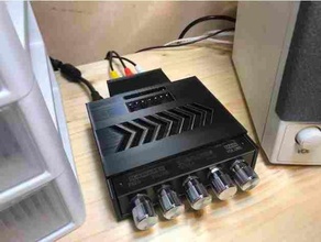 DIY 21 amplificateur Cas gaine Bluetooth damgoo icquanzx parleurs stéréo caisson basses 3d print model - Mito3D
