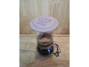 hario woodneck coffee saver lid 3d print model - Mito3D