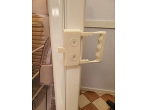 Kühlschrank Tür Griff Hebel Ausrüstung Getriebe 3d print model - Mito3D
