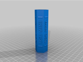 USB cable caso funda 3d print model - Mito3D