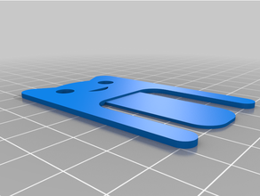 Lesezeichen Kreatur 3d print model - Mito3D