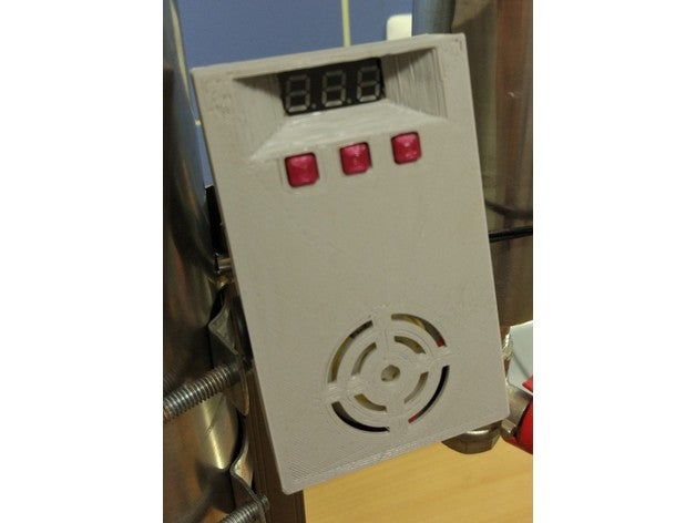 w1209 thermostat box case 3D print model - Mito3D