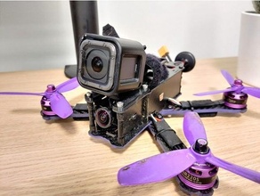 eachine bruxo x220 gopro sessão monte açao cam zangão quadcopter rc carro 3d print model - Mito3D