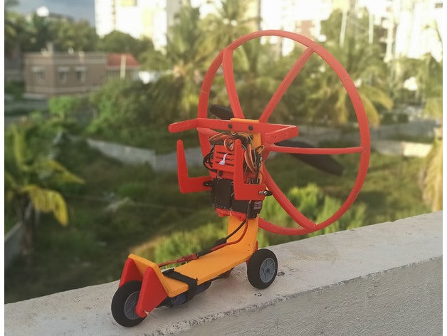 rc paramotore carrello aeromobili drone opale paramodelli trike Radio controllo 3D print model - Mito3D