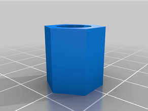 Filament Feeder cap nut Remix 3d print model - Mito3D