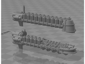Jericó clase peregrino Embarcacion flota batalla gótico bfg bfh 3d print model - Mito3D