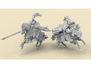 reale guardia montato classico 40k atlanforge cavalleria custodi cavaliere marines spazio warhammer 3d print model - Mito3D