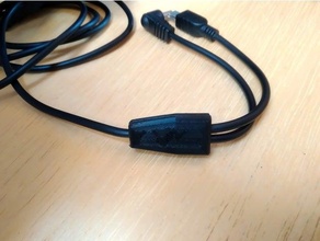 câble coquille organisateur USB 3d print model - Mito3D